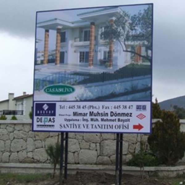 İnşaat Tabelası izmir