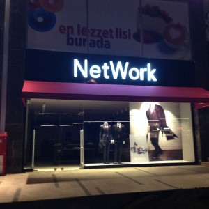 Network Işıklı Tabela