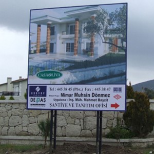 İnşaat Tabelası izmir