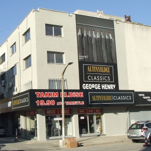 İzmir Altınyıldız Cephe Germe Tabela